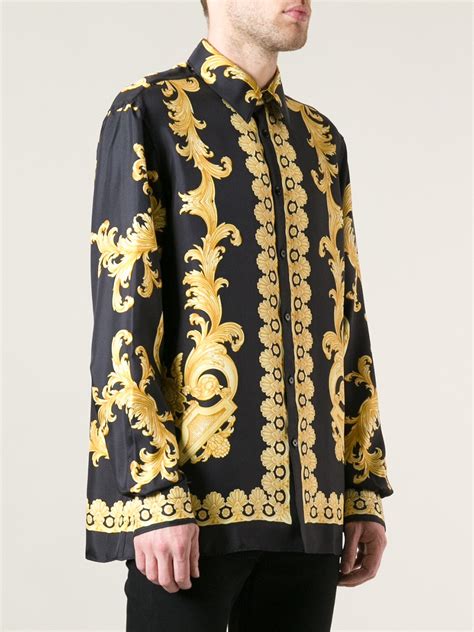 black versace mens shirt|versace inspired shirts.